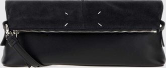 Maison Margiela 5AC Calfskin and Suede Clutch with Shoulder Strap