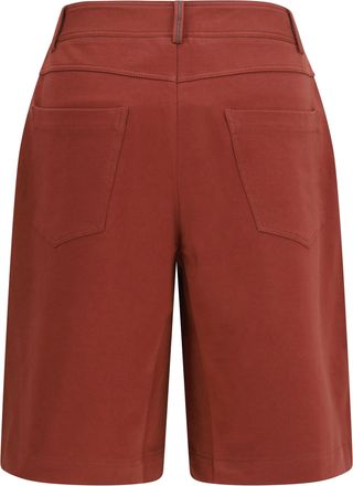 Brunello Cucinelli Womens Cotton Bermuda Shorts Red Pear Cotton; Elastane