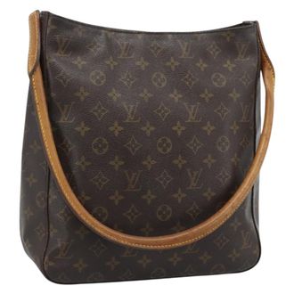 Louis Vuitton Looping Monogram Canvas Brown Canvas Handbag (Pre-Owned)