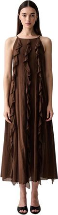 Vicolo Mujer, Vestidos, Marr&oacute;n, Talla: S