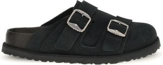 Birkenstock Calf Leather Bos Taurus Womens Mules