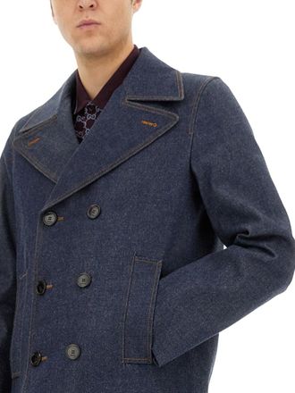 Gucci Denim Cotton Jacket - Blue