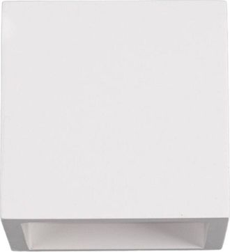 Lampenwelt.com Lindby L&aacute;mpara De Pared Led marita En Blanco Cer&aacute;mica, Arcilla, Yeso