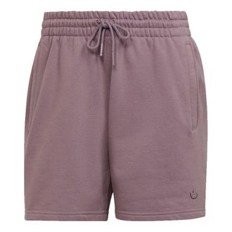 adidas Mens adidas originals C Short Ft Solid Color Lacing Sports Shorts Light Purple HF6368