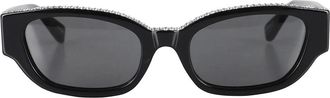 Magda Butrym Sunglasses, female, Black, Size: ONE SIZE Cat Eye Glasses