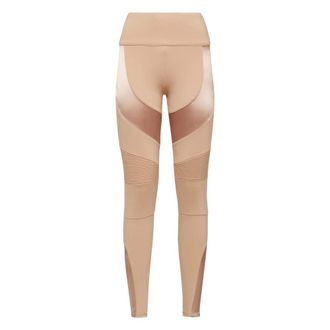 Philipp Plein Sport Leggings Iconic Plein - Dames - Leggings - Beige - S - Katoen - Broeken