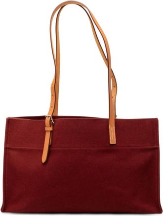 Herm&egrave;s Pre-owned Hermes Toile Etriviere Elan Tote Ladies FK74Z610VWV27BI8