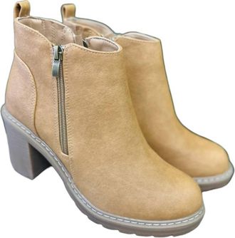 Corkys Footwear Womens Rocky Top Bootie Shoe In Camel