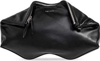 Alexander McQueen Alexander McQueen, Clutches, male, Black, Size: ONE SIZE Manta Belt Bag