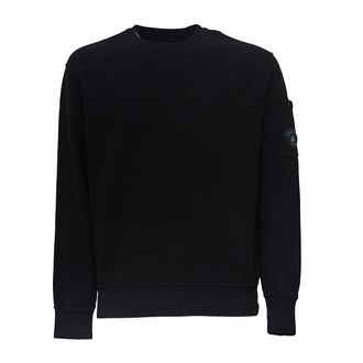 C.P. Company Brushed Emerized Diagonal Fleece Crewneck Sweatshirt
