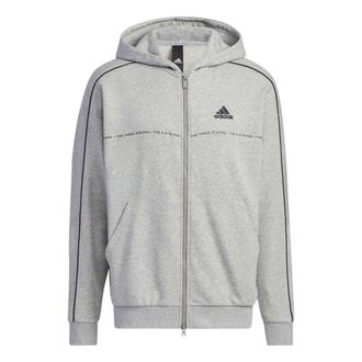 adidas 3-stripes hoodie Grey IA9437