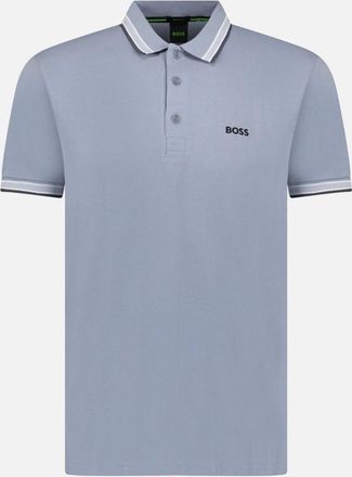 HUGO BOSS Mens Boss Paddy Polo Shirt Grey - Size: 40