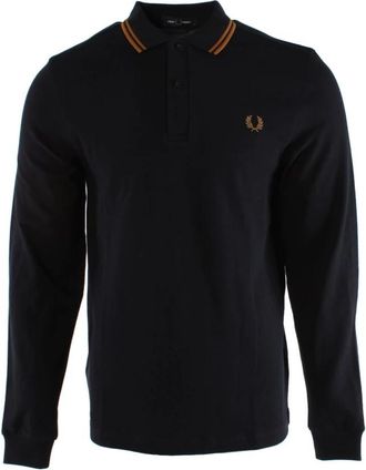 Fred Perry Klassiek poloshirt - Heren - Polos - Blauw - S - Katoen - Tops