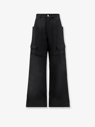 Rick Owens Pantaloni Stefan Cargo in lana vergine - RICK OWENS - gender_Man