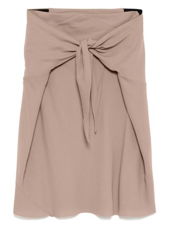 Rick Owens Strutter skirt - women - FSC Viscose/FSC Acetate - 42 - Neutrals