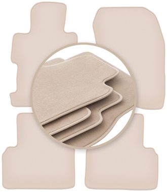 OEM Tapetes Premium Beige Para: Honda Civic Viii 4d Sed&aacute;n 2006-2011