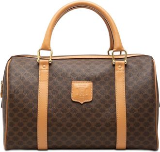 Celine Pre-owned Celine Macadam Coated Canvas Boston Bag Ladies YVEB3CCC7T65O1W3