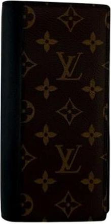 Louis Vuitton Pre-owned Wallets, male, Brown, Size: ONE SIZE Pre-owned Monogram Macassar Long wallet (bi-fold)