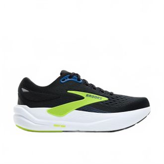 Brooks Mens Ghost Max 3 Shoes In Black/navy/acid Lime