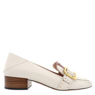 Bally Marcella Janelle Studded Leather Pumps, Brand Size 35.5 ( US Size 5 )