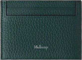 Mulberry Credit Card Slip - Heren - Accessoires - Groen - Maat: ONE Size Leer