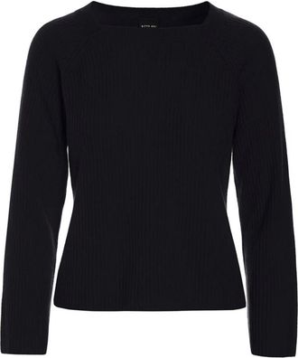 Bitte Kai Rand Rib Knit Cashmere Blouse - Dames - Cashmere truien - Zwart - XS - Kasjmier - Truien & Vesten