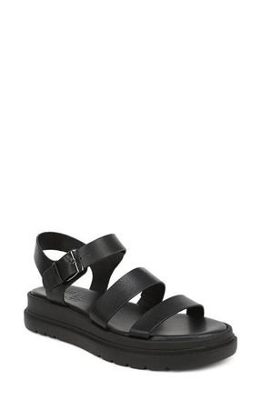 Naturalizer Avenue Ankle Strap Platform Sandal in Black at Nordstrom, Size 8.5