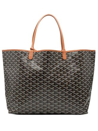 Goyard 2022 Goyardine Saint Louis GM tote bag - unisex - Fabric - One Size - Black