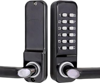 OEM Cerradura Mec&aacute;nica De Combinaci&oacute;n De 1 A 11 D&iacute;gitos, Impermeable, Negra, Resistente A La Intemperie, Para Puertas Y Armarios Exteriores - Ulisem