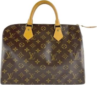 Louis Vuitton Pre-owned Canvas Handtas - Dames - Vintage Handtas - Bruin - ONE Size - Vintage