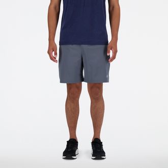 New Balance Laufshorts NEW BALANCE SPORT ESSENTIAL SHORT 7, Herren, Gr. XXL, N-Gr, graphite gt, Stoff, Obermaterial: 100% Polyester, Hosen Laufshorts, mit feuchti