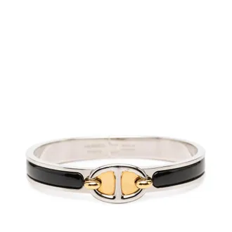 Herm&egrave;s Pre-owned Hermes Mini Enamel Clic Chaine d Ancre Bracelet PM Ladies DXUNF5QD4S7FH9J6