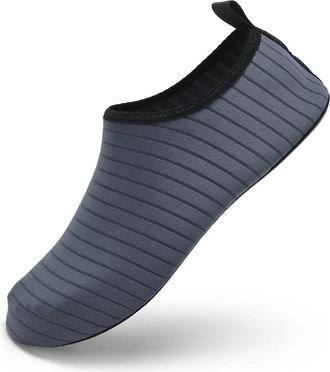 Generic Water Shoes Water Shoes Unisex Quick Dry Beach Sock Barefoot Shoes Men Women Swimming Upstream Sneaker Light Yoga Aqua Shoe Striped Colorful(001-K01-G