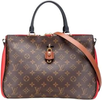 Louis Vuitton Pre-owned Handbags, female, Brown, Size: ONE SIZE Pre-owned Canvas Handbag