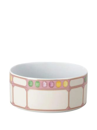 Swarovski geometric-patterned bowl (6.1cm) - Neutrals