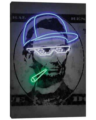 iCanvas Lincoln By Octavian Mielu Wall Art