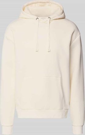 Karl Kani Relaxed Fit Hoodie mit K&auml;nguru-Tasche in Offwhite, Gr&ouml;&szlig;e XXL