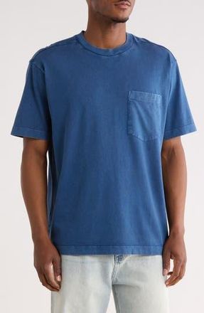 Abound Acid Wash Pocket T-Shirt in Blue Caspia at Nordstrom Rack, Size Xx-Large