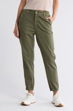 AG - Adriano Goldschmied Caden Joggers in Sulfur Infantry Green at Nordstrom Rack, Size 23