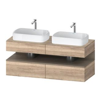 Duravit Qatego Consola Mueble Bajo Lavabo, 2 Extensiones, 2 - Duravit