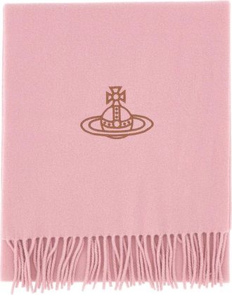 Vivienne Westwood Bufanda Bordada - Accessories - Mujer - Rosa - ONE SIZE