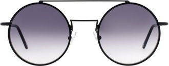 Andy Wolf Black Metal Womens Sunglasses