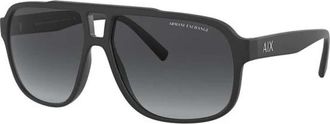 A|X Armani Exchange Zonnebrillen - Heren - Zonnebrillen - Zwart - 61 MM - Accessoires