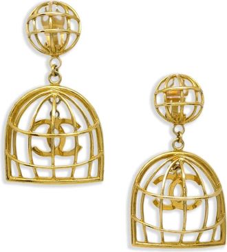 Chanel Orecchini a clip CC 1994 - Oro