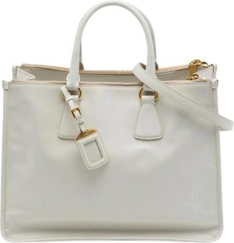 Prada Borsa Saffiano Pre-owned - - Pre-owned - Donna - Bianco - ONE SIZE