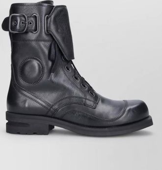 Kiko Kostadinov leather ankle boots