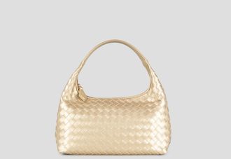 Alexander Smith Chloe Small in gold woven laminated leather