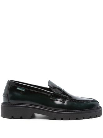 Paul Smith Bolzano loafers - men - Calf Leather/Calf Leather/Rubber - 11 - Green