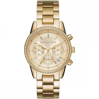 Michael Kors Accessoires, Dames, Geel, ONE Size, Ritz Horloge