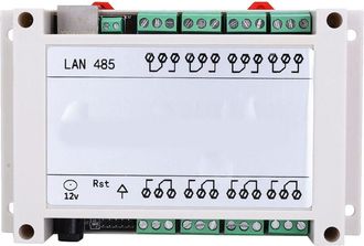 OEM M&oacute;dulo De Control Remoto Rj45 Tcp/ip, Interruptor De Rel&eacute; De 8 Canales 250v/ac 10a (blanco)